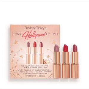 Charlotte Tilbury Hollywood Lip Trio - Red, Pink, Purple